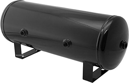 Vixen Air 12V Air Suspension Kit with 200 PSI Compressor and 3 Gallon Tank Onboard Air Ride System for Truck, RV, Car | for Air Bags, Air Springs, Heavy Load Leveling, Towing, Train Horns, VXO4831B