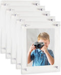 ArtToFrames 18x30 Inch Double Panel Floating Acrylic Picture Frame comes (5 Pack)