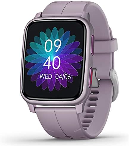 fitvii health & fitness tracker, smart watch with shown in use