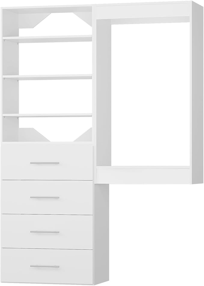 64" Wide Modular Closet Organizer