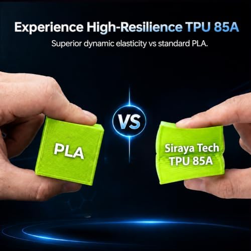 Siraya Tech Flex TPU 85A 3D Printer Filament, ISO 10993 Tested, Green, 1kg