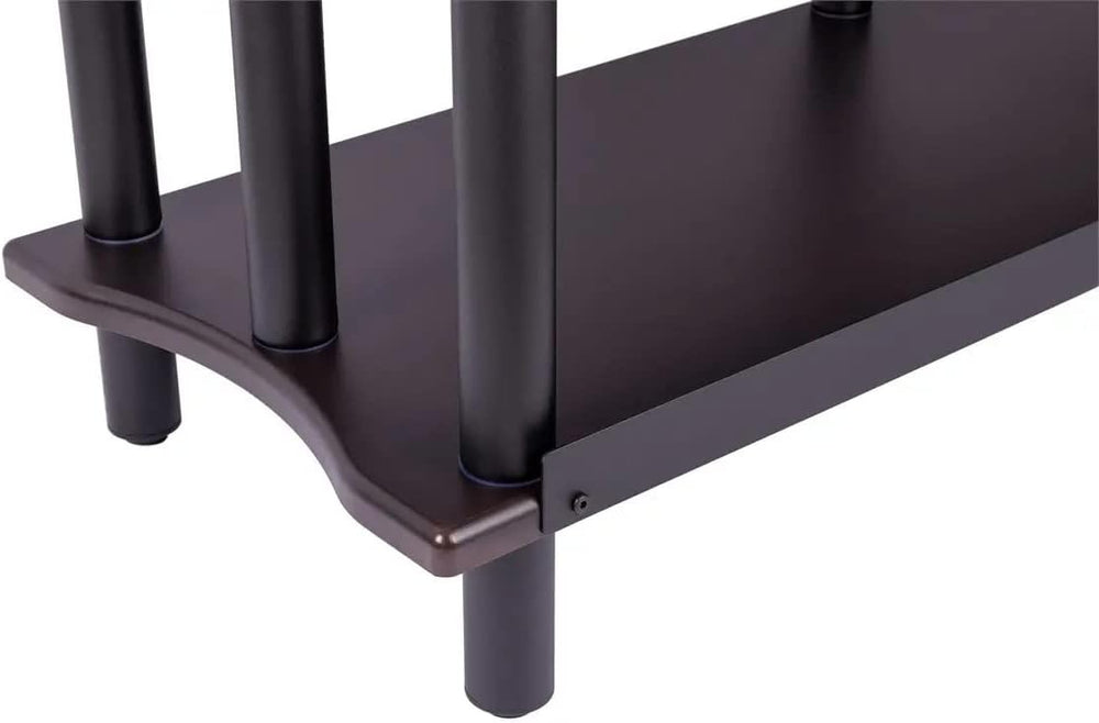 Monolith by Monoprice Heavy Duty Double-Wide 3-Tier AV Stand 47.2 inch Wide E...