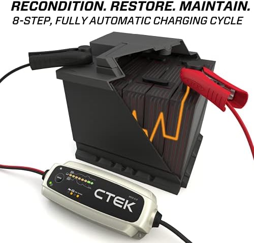 ctek - 40-206 mxs 5.0 fully automatic 4.3 showing dimensions