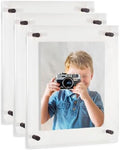 ArtToFrames 24x36 Inch Double Panel Floating Acrylic Picture Frame comes (3 Pack)