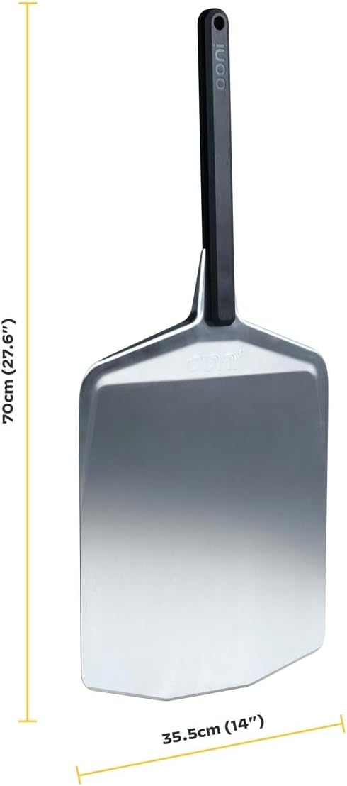 ooni 14” Metal Pizza Peel – Metal Pizza Peel 14 Inch, Pizza Spatula Paddle