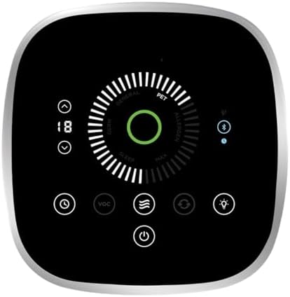 Honeywell Air Genius Air Purifier for Home, Large Rooms up to 1268Ft² with Permanent, Washable Filter, Reduces Dust, Pollen, Pet Dander, Odors, Smoke, Black, HFD360