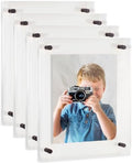 ArtToFrames 18x28 Inch Double Panel Floating Acrylic Picture Frame comes (4 Pack)