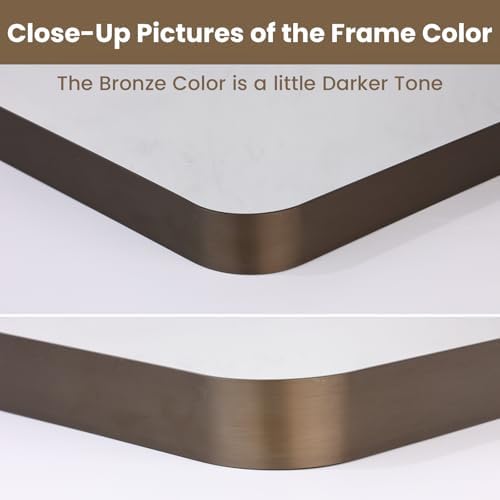 LOAAO 20"X30" Bronze Bathroom Mirror for Vanity