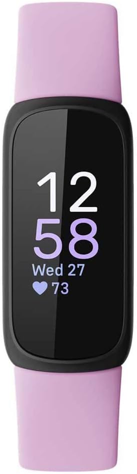 fitbit inspire 3 fitness tracker – advanced health shown in use