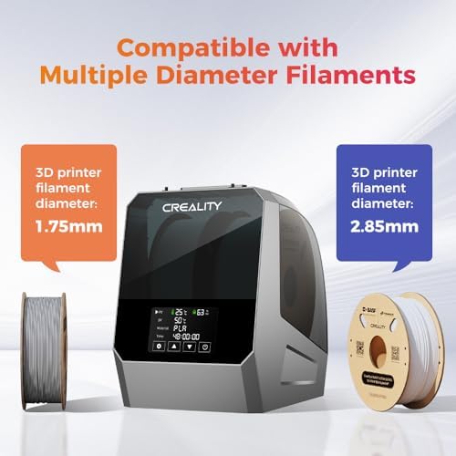 2026 new creality space pi filament dryer plus on a desk or shelf