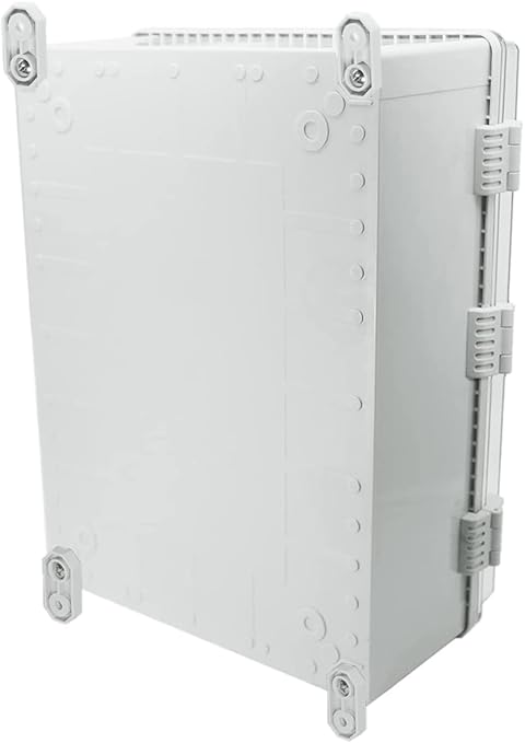 Co. ABS Waterproof IP67 15.75" x 19.68" x 7.87" Clear Cover Hinged Electronics