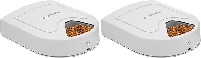 PetSafe Automatic Dog Feeder, 5 Meals, 40 oz Capacity, (Pack of 2)
