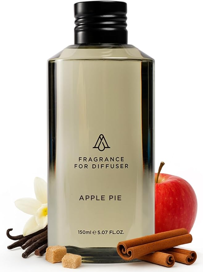 AromaPlan Hotel Scent Diffuser Oil Apple Pie 5 Fl Oz Fall Collection– Luxury
