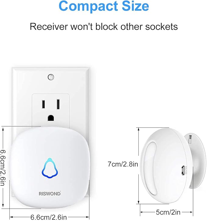 Wireless Motion Sensor Door Chime: Indoor Motion Detector Alarm Business Entry