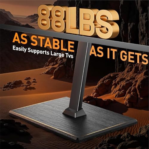 Perlegear Rolling TV Stand with Power Outlet for 32–70 inch TVs