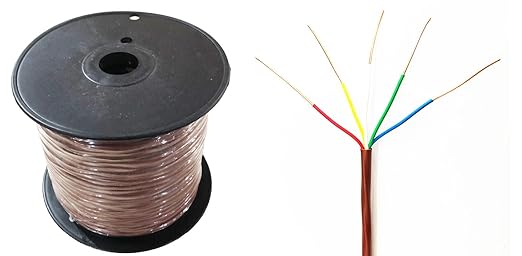 Eastwire 18/5 250ft Thermostat Wire- Brown