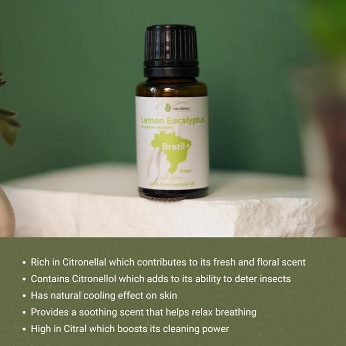 Lemon Eucalyptus Oil by Eucaliptus from Brazil