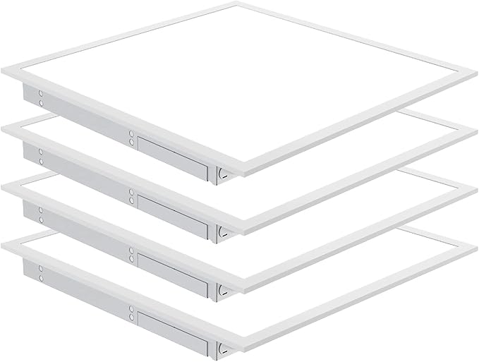 NUWATT 4 Pack, 2x2 FT LED Ceiling Panel, 4400 Lumens, 0-10V Dimmable, Flat