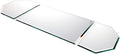 Plymor 36 x 12 inch Runner Set, 5mm Thick, Beveled Glass Mirror | Table display & centerpieces; includes felt pads to protect surfaces; mosaics, crafts & DIY; silvered glass