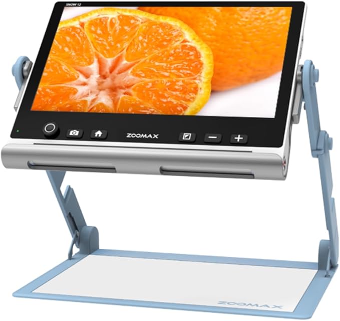 Snow 12 Inch Foldable Portable Video Magnifier by Zoomax