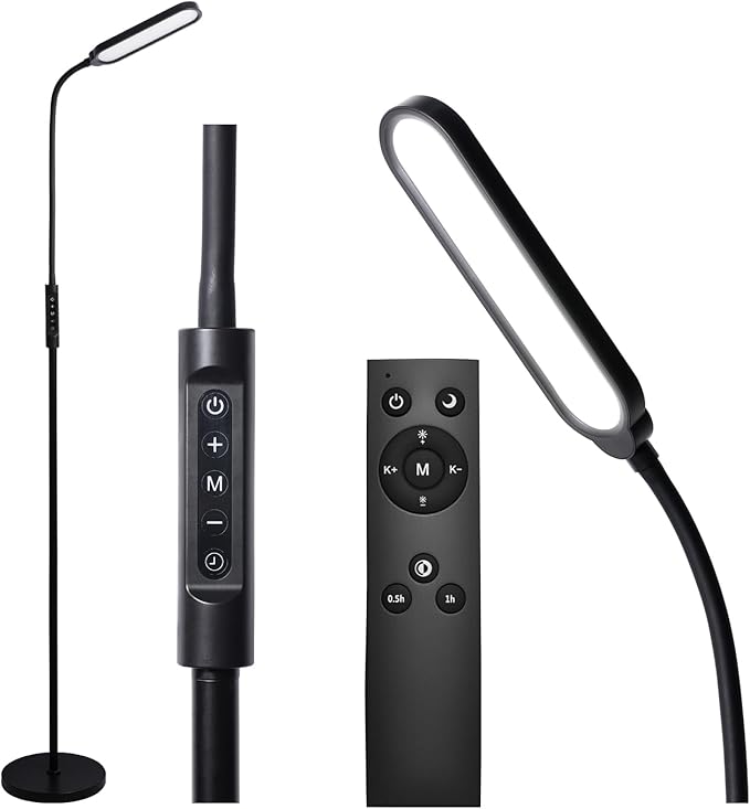 CeSunlight CRI95+ Floor Lamps for Living Room, 18W 3000LM Standing Lamp