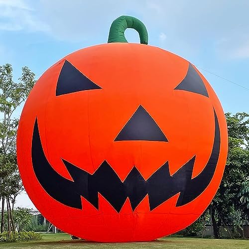 Giant 26Ft Premium Halloween Inflatable Pumpkin Decorations with Blower, Blow up Halloween Decorations Outdoor Holiday Decor for Outdoor Yard Lawn Xmas Party with No Light