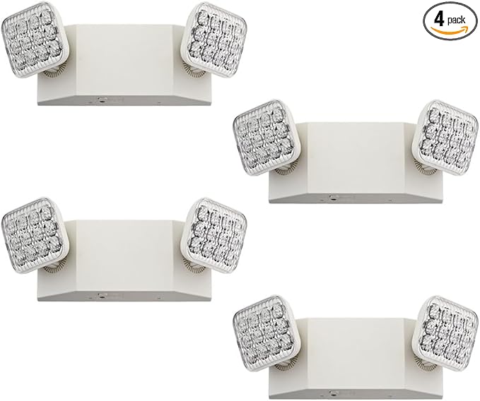 Lithonia Lighting Basics LED Emergency Light, Emergency Lighting (4Pk)