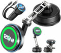 25W for Magsafe Car Mount Charger, Vacuum Magnetic Wireless Car Charger