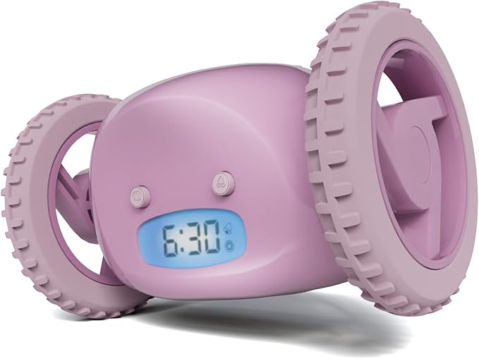 CLOCKY Alarm Clock on Wheels – Loud Rolling Alarm Clock