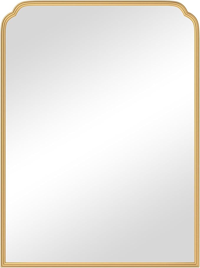30X40 Inch Gold Bathroom Mirror