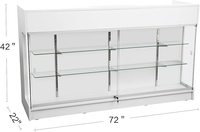 72" W x 22" D x 42" H