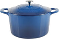 MARTHA STEWART Gatwick 7-Quart Enamel Cast Iron Dutch Oven Pot