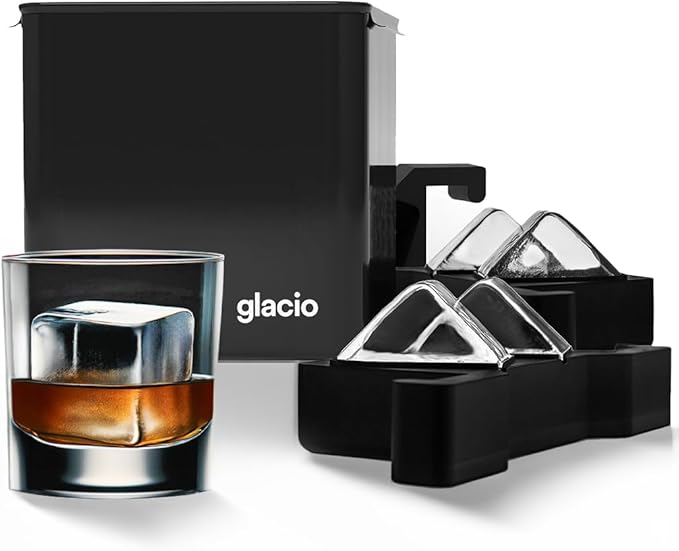 Clear Ice Maker Set – Crystal Clear Ice Ball & Cube Molds