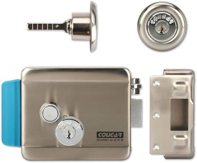 AMOCAM Electric Electronic Door Lock 6pcs Computerized Doted Keys DC 12V