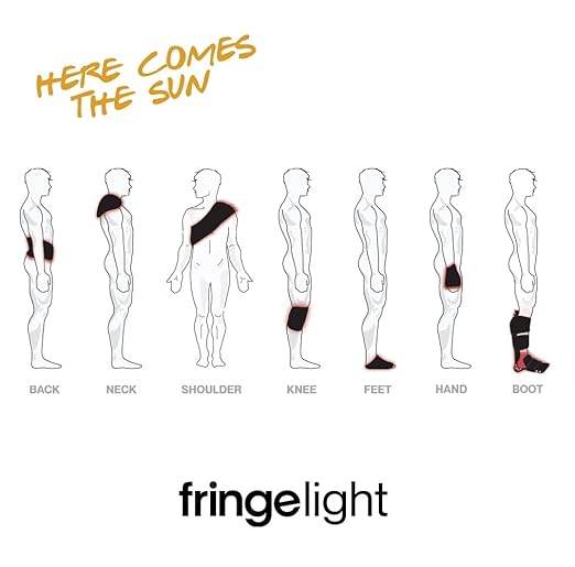 Fringe Red Light Therapy Extra Long Wrap, Both Red Light 660nm and Infrared