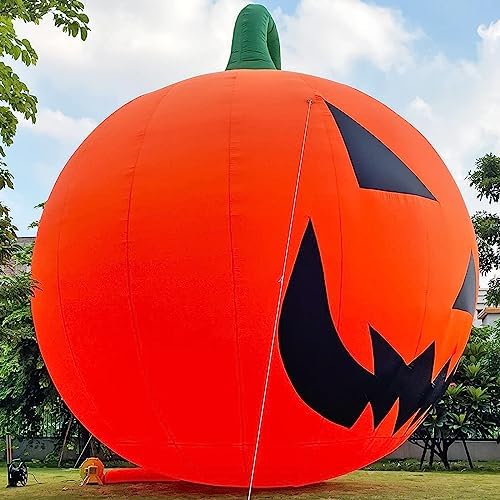 Giant 20Ft Premium Halloween Inflatable Pumpkin Decorations with Blower, Blow up Halloween Decorations Outdoor Holiday Decor for Outdoor Yard Lawn Xmas Party with No Light
