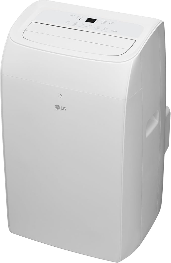 LG 8, 350 BTU / 12, 000 BTU Smart Portable Air Conditioner, Cools 350 Sq.Ft.