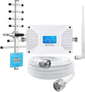 Cell Phone Booster for Verizon & AT&T, Boosts 5G/4G LTE on Bands 12/13/17