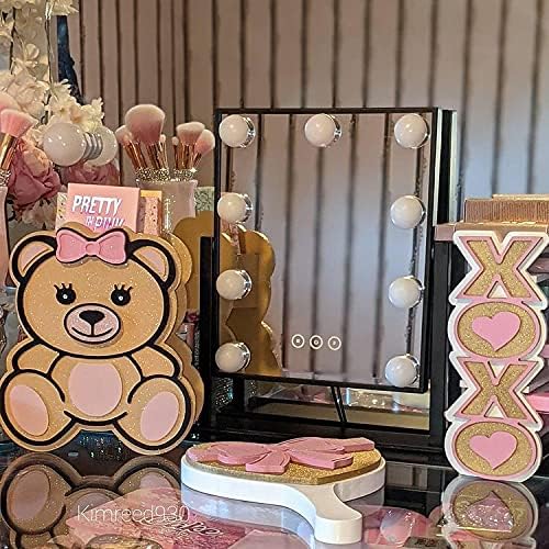 Vanity Mirror with Lights, Makeup Mirror with Lights with 9 Dimmable LED Bulbs