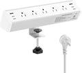 Tecmojo Desk Clamp Power Strip 5 Outlet