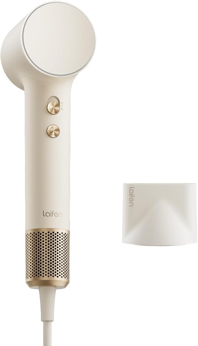 Laifen MINI Hair Dryer, Lightweight and Compact High Speed 200M Ionic Blow Dryer