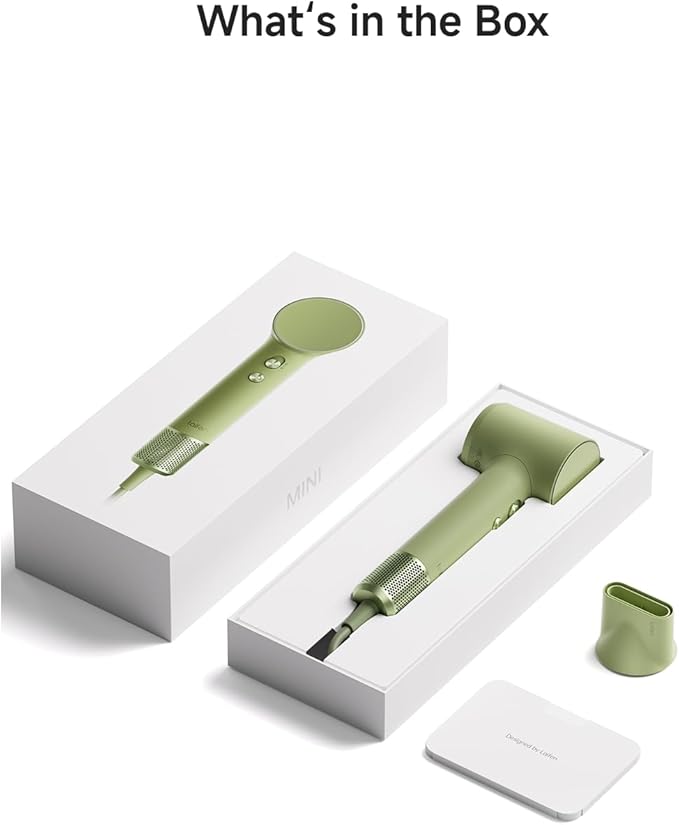 Laifen MINI Hair Dryer, Lightweight and Compact High Speed 200M Ionic Blow Dryer