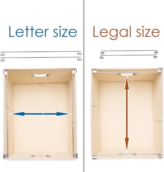 PRANDOM File Organizer Box (Set of 4)