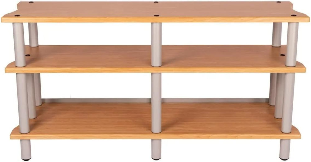 Monolith Double-Wide XL 3-Tier AV Stand - 300 lbs Weight Capacity Per Shelf, ...