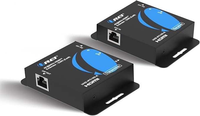 OREI 4K HDMI Extender Balun UltraHD 4K @ 60Hz 4:4:4 Over Single CAT6/7 Cable