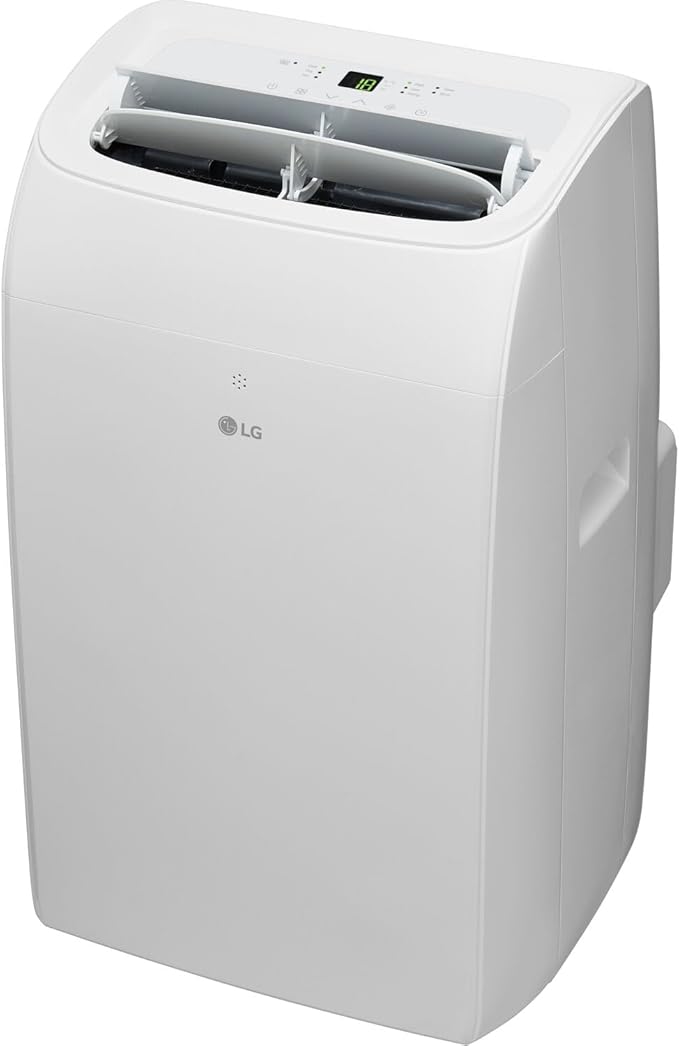 LG 8, 350 BTU / 12, 000 BTU Smart Portable Air Conditioner, Cools 350 Sq.Ft.