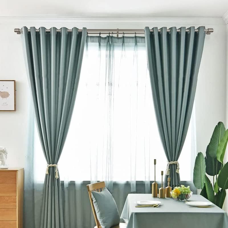 double curtain rods brushed nickel, double drapery rod, package contents