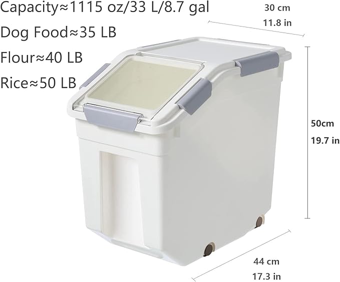 CITY BABY 2 Pack Airtight Flour Storage Container