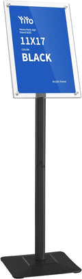 YIYO Sign Stand Poster Stand，adjustable heavy duty pedestal Sign Holder Floor