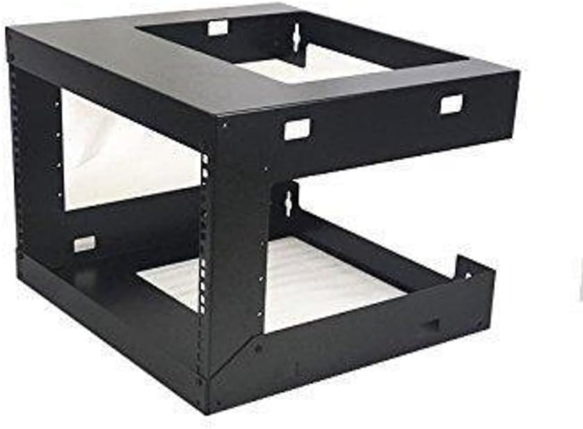 Raising Electronics 6U Wall Mount Open Frame 19 Inch Server Equipment Rack